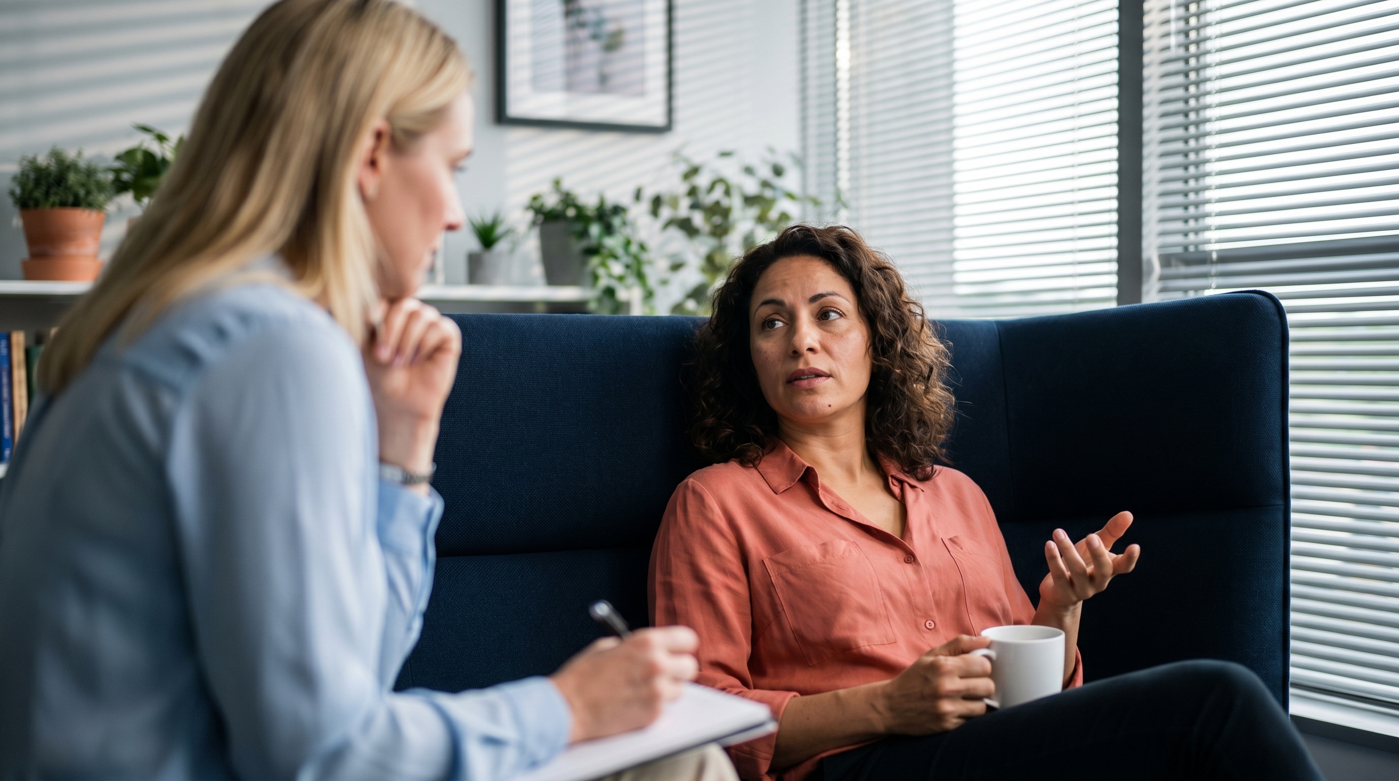 Una sesión de terapia individual